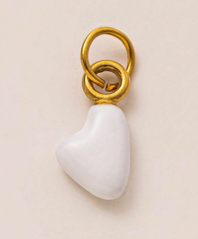 Birth Month Heart Charms