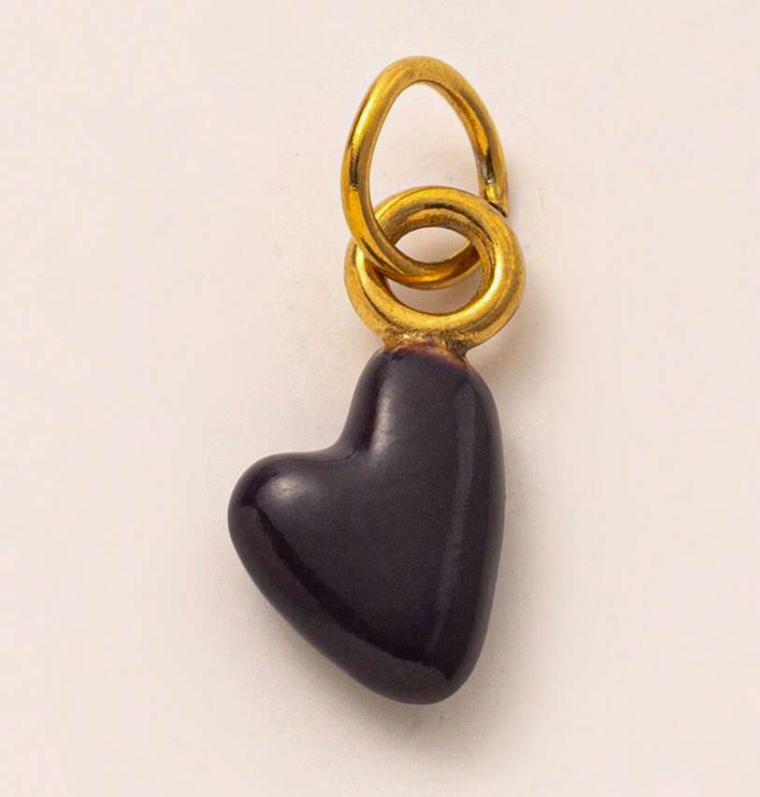 Birth Month Heart Charms