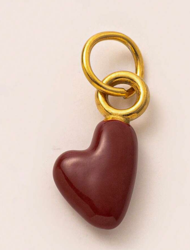 Birth Month Heart Charms