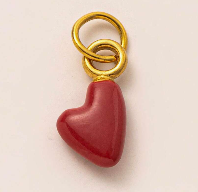 Birth Month Heart Charms