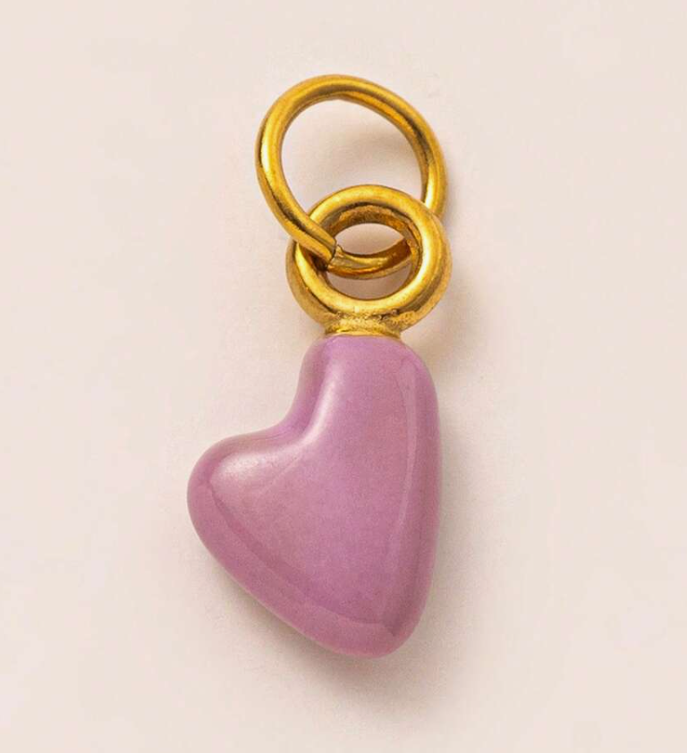 Birth Month Heart Charms