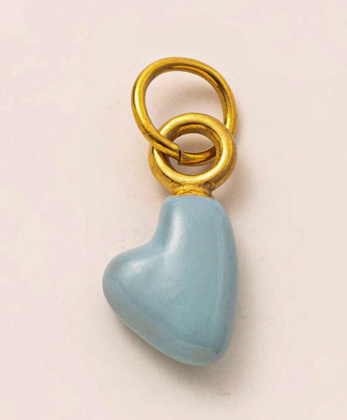 Birth Month Heart Charms
