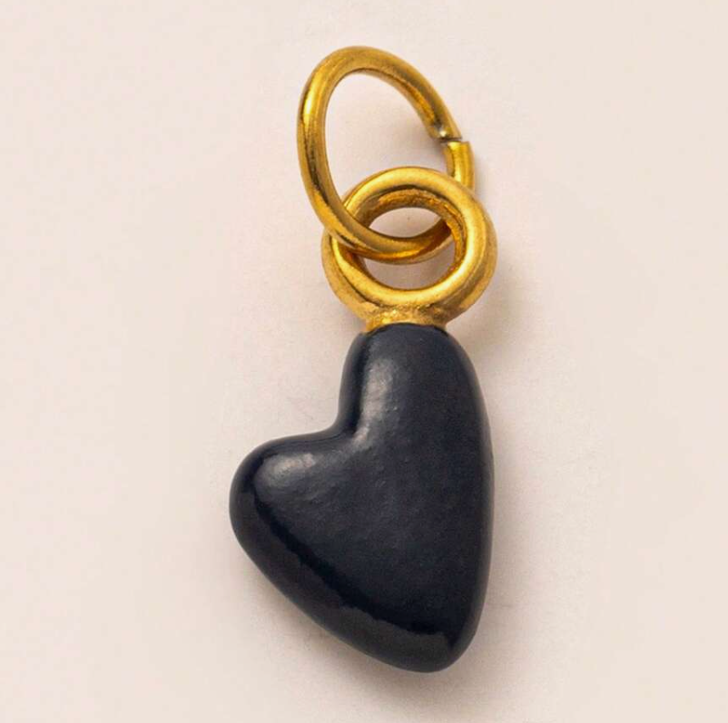 Birth Month Heart Charms