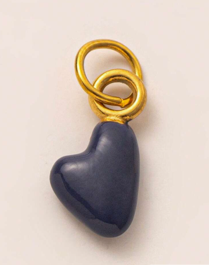 Birth Month Heart Charms
