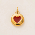 "Deep Love" Coin Enemal Charm