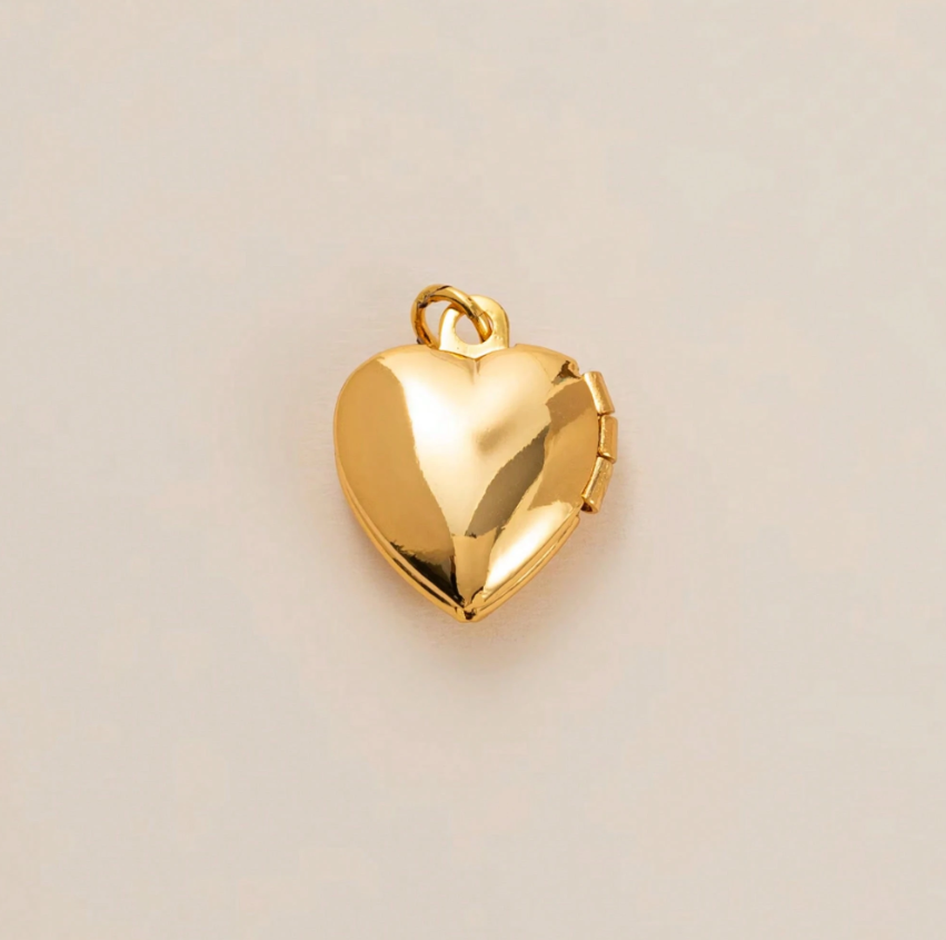 Small Heart Locket Charm