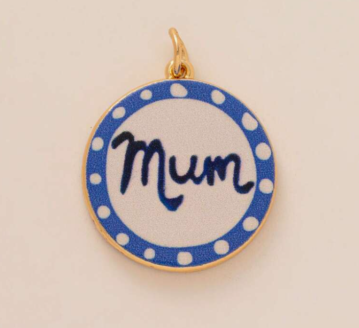 "Mum" Enamel Charm