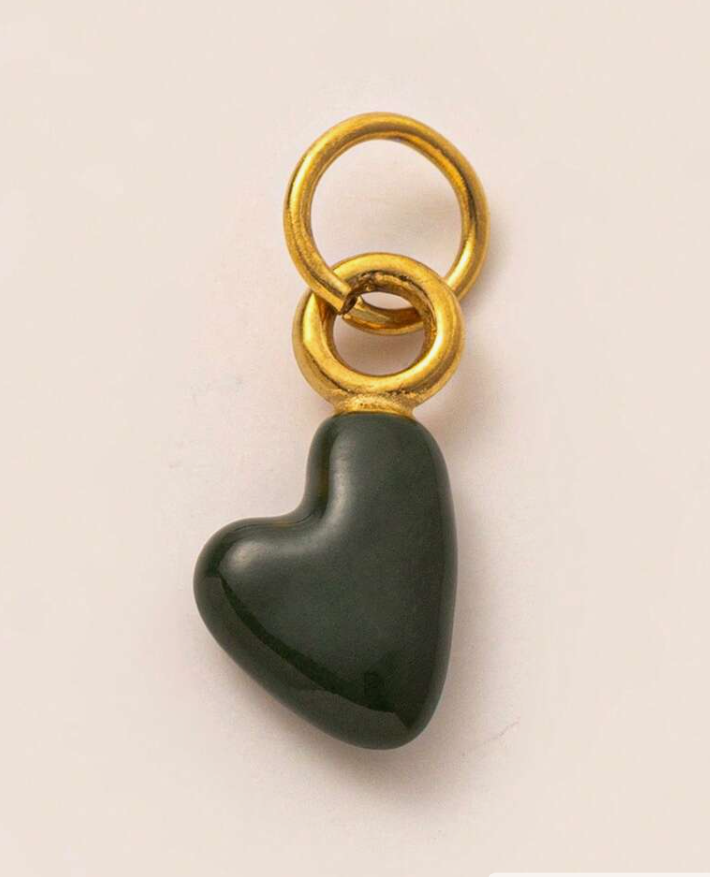 Birth Month Heart Charms