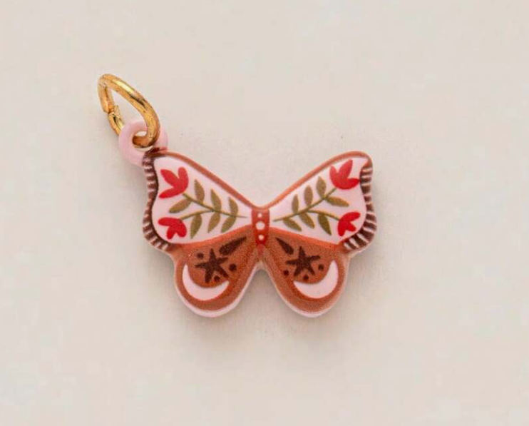 "Garden Spirit" Butterfly Enamel Charm